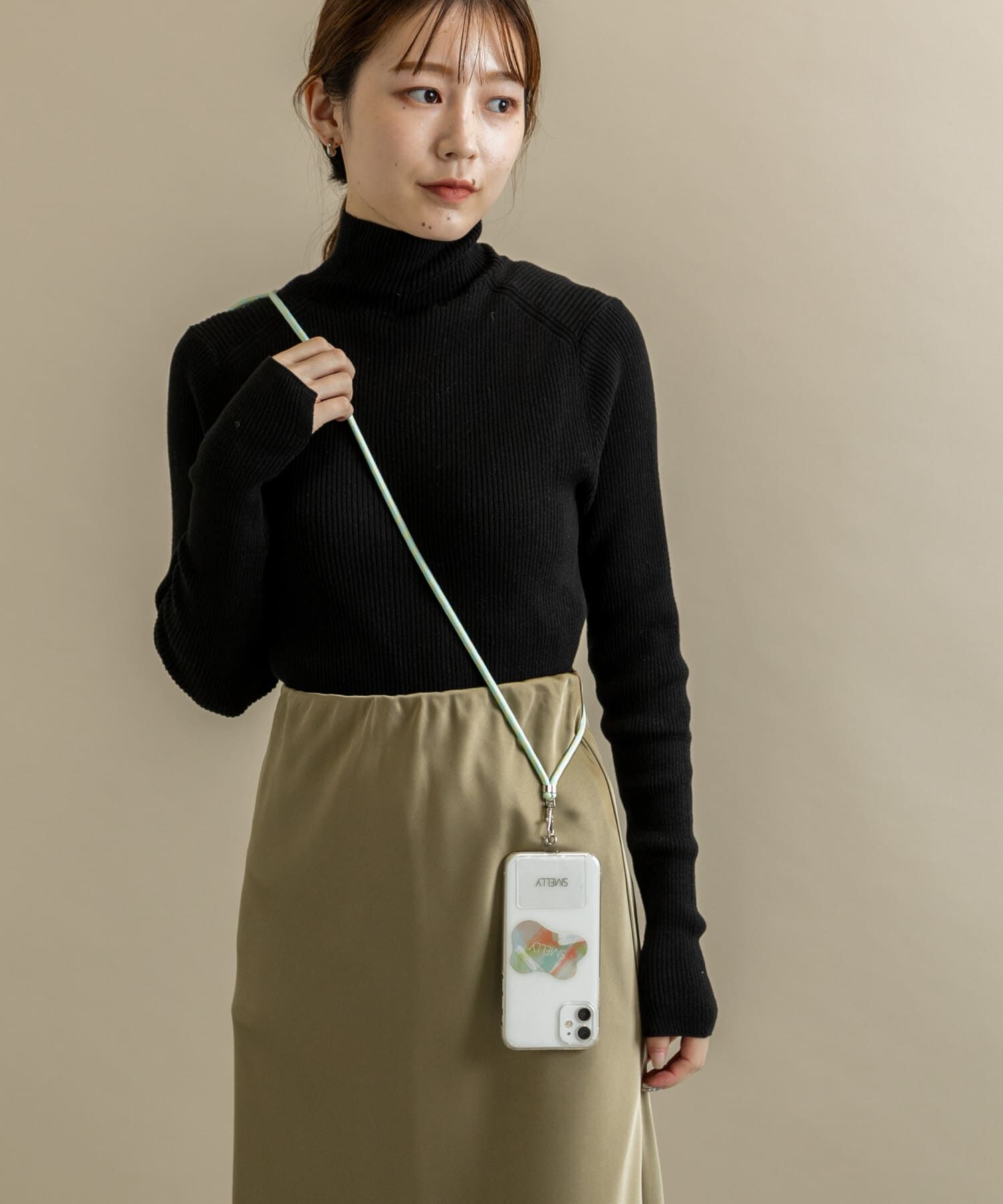 SMELLY「カラースマホショルダー」|モバイルケース|