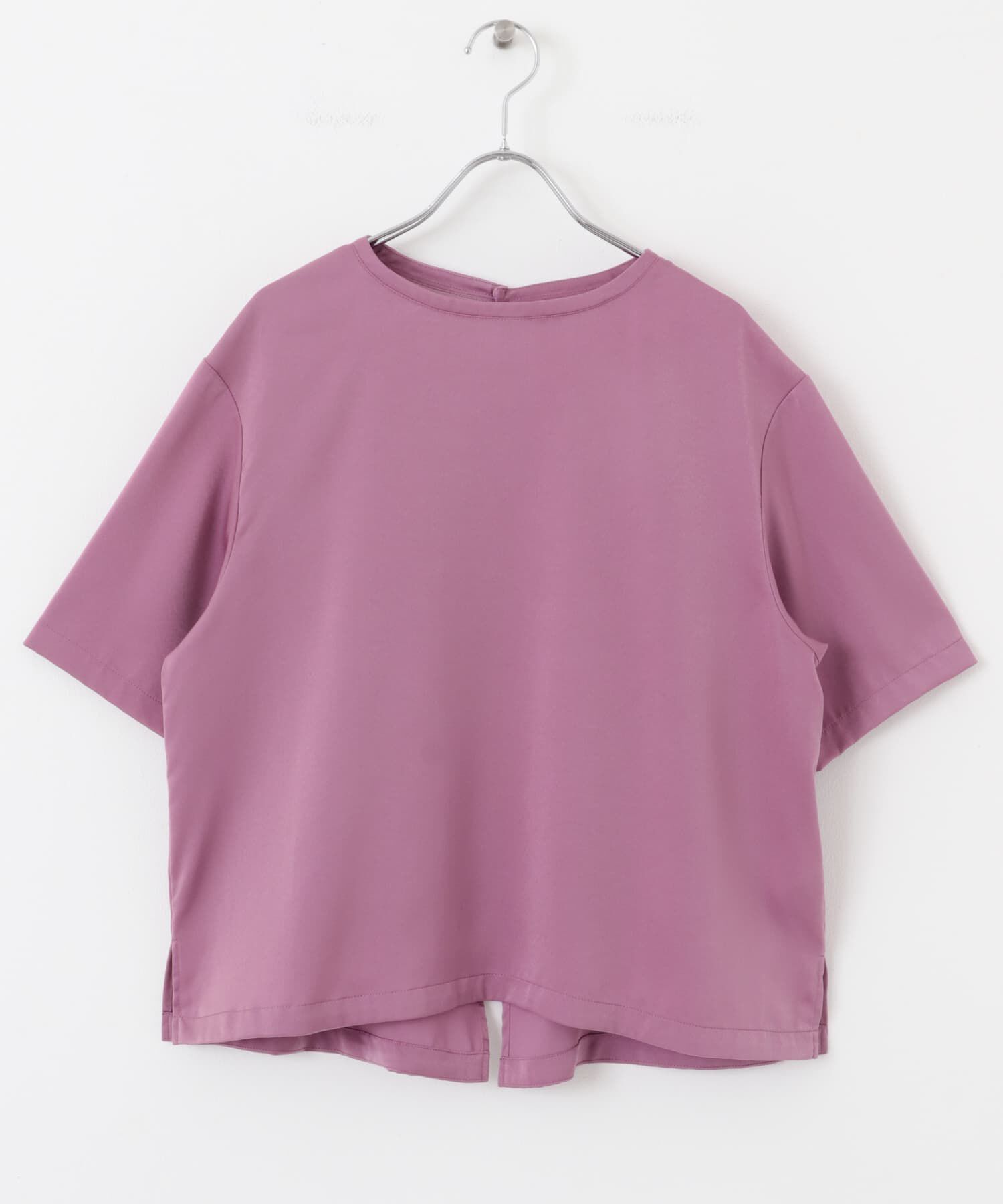 URBAN RESEARCH ROSSO「UVカットサテンブラウス」|Tシャツ・カットソー|