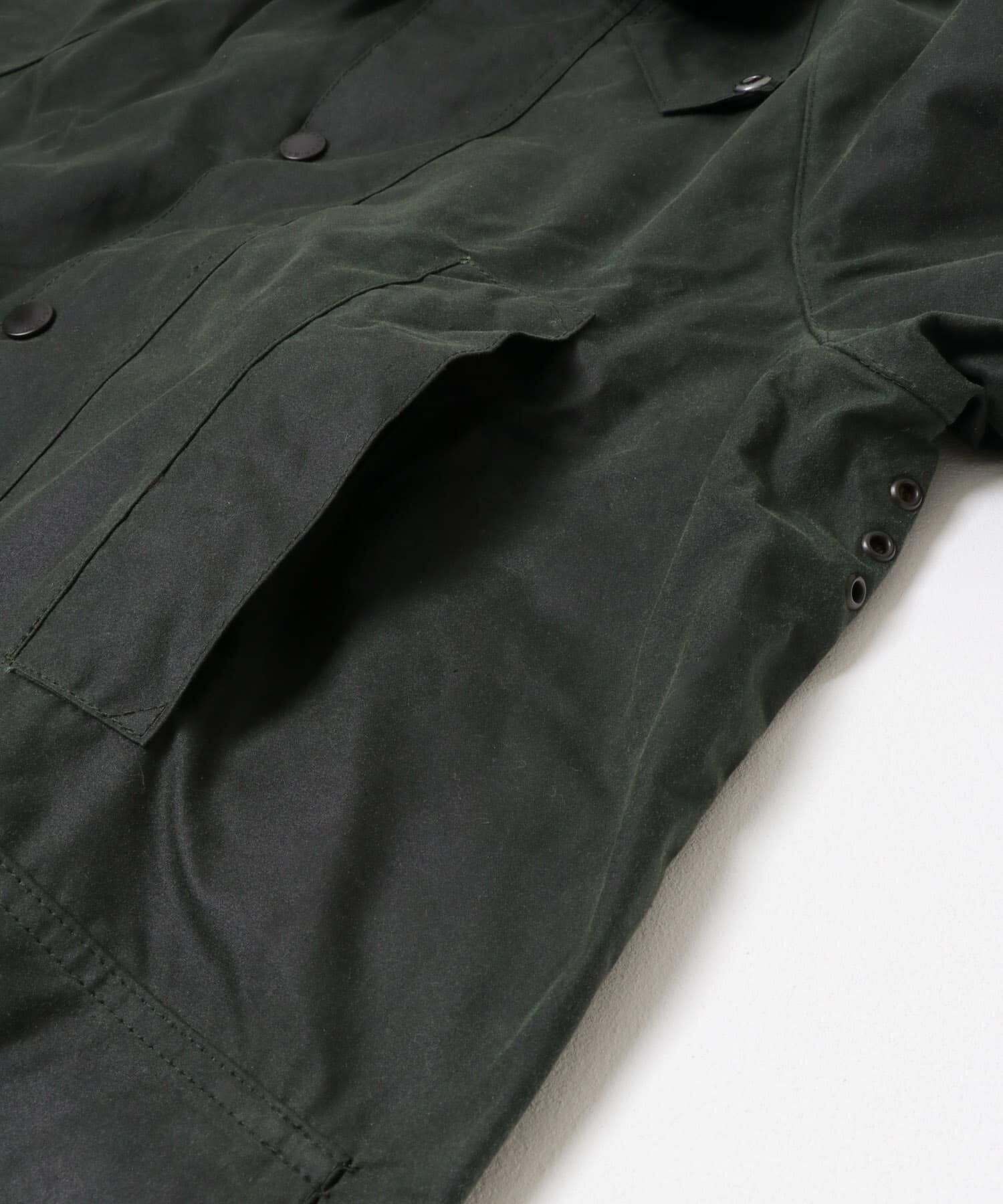 URBAN RESEARCH「Barbour　OS BEAUFORT WAX JACKET」|ノーカラーコート|