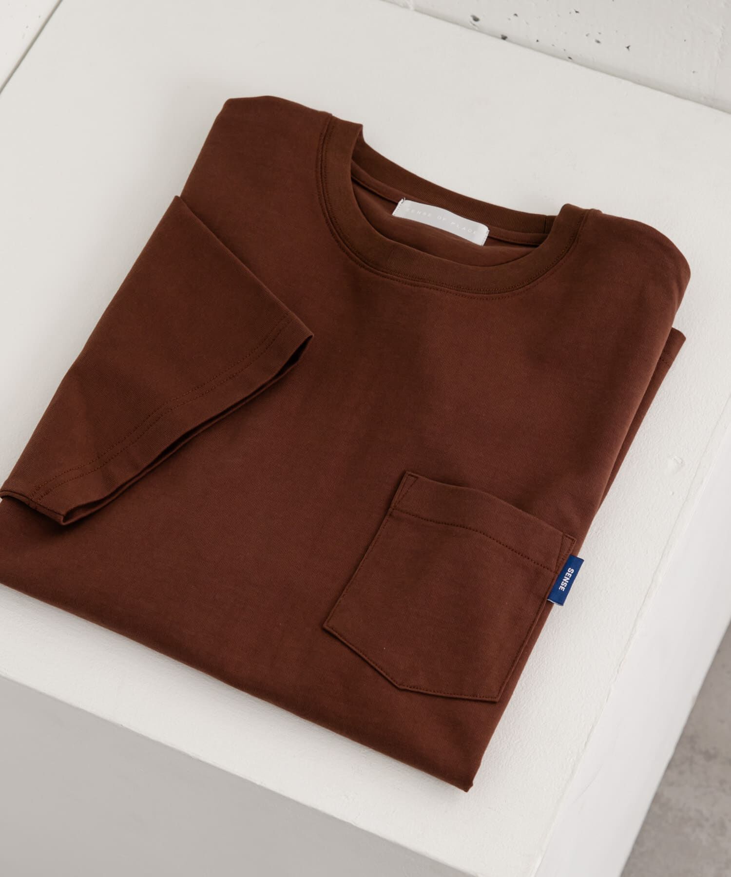 SENSE OF PLACE by URBAN RESEARCH「『WEB限定』『ﾕﾆｾｯｸｽ』ﾋﾟｽﾈｰﾑ付きﾎﾟｹｯﾄｼｮｰﾄｽﾘｰ 」|Tシャツ・カットソー|
