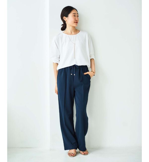 le.coeur blanc「《手洗い可能》ラウンドヘムカットソープルオーバー」|Tシャツ・カットソー|