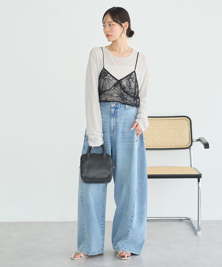 earth music&ecology「シアーワッフルプルオーバー」|Tシャツ・カットソー|