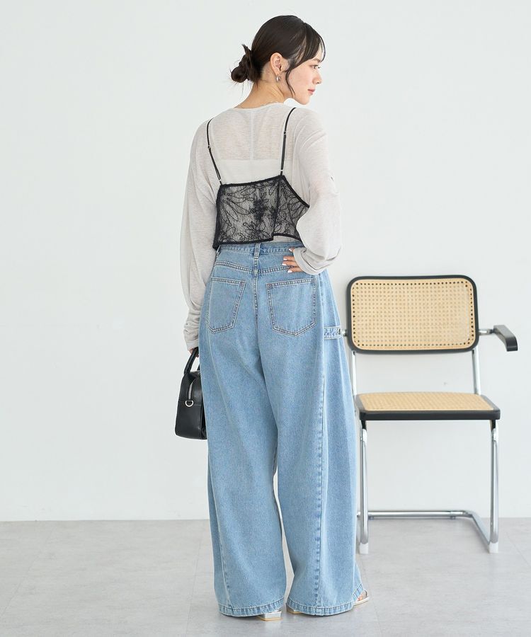 earth music&ecology「シアーワッフルプルオーバー」|Tシャツ・カットソー|