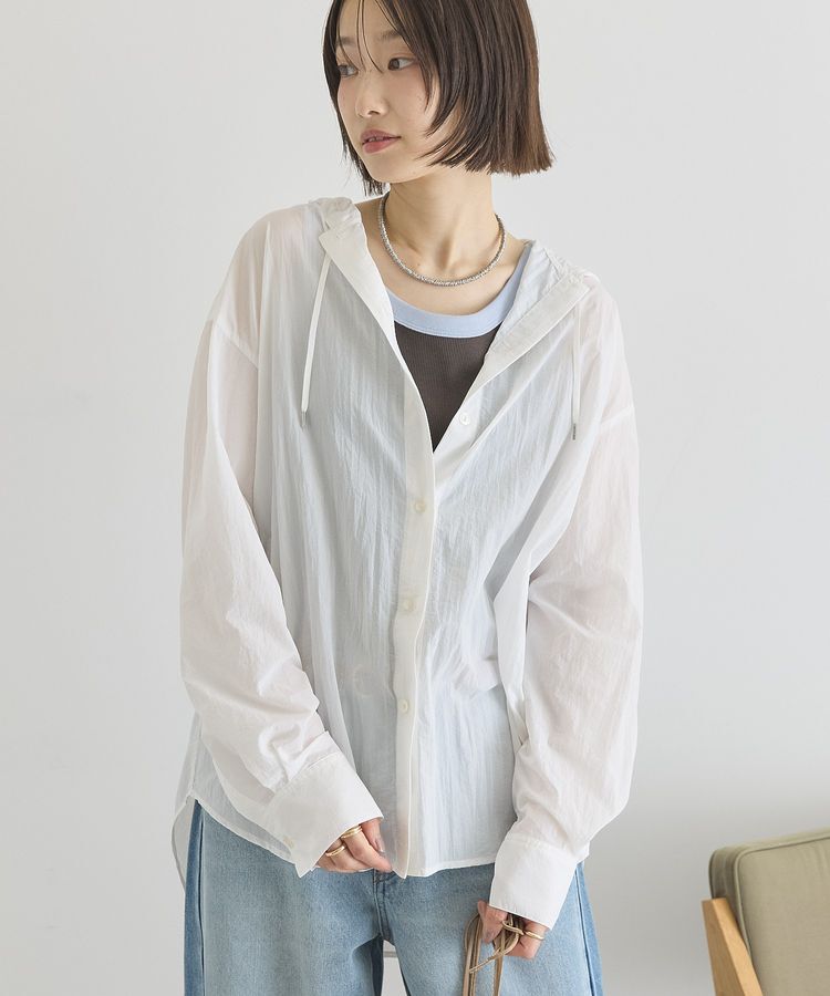 AMERICAN HOLIC「ナイロンフーディーシャツ」|シャツ・ブラウス|
