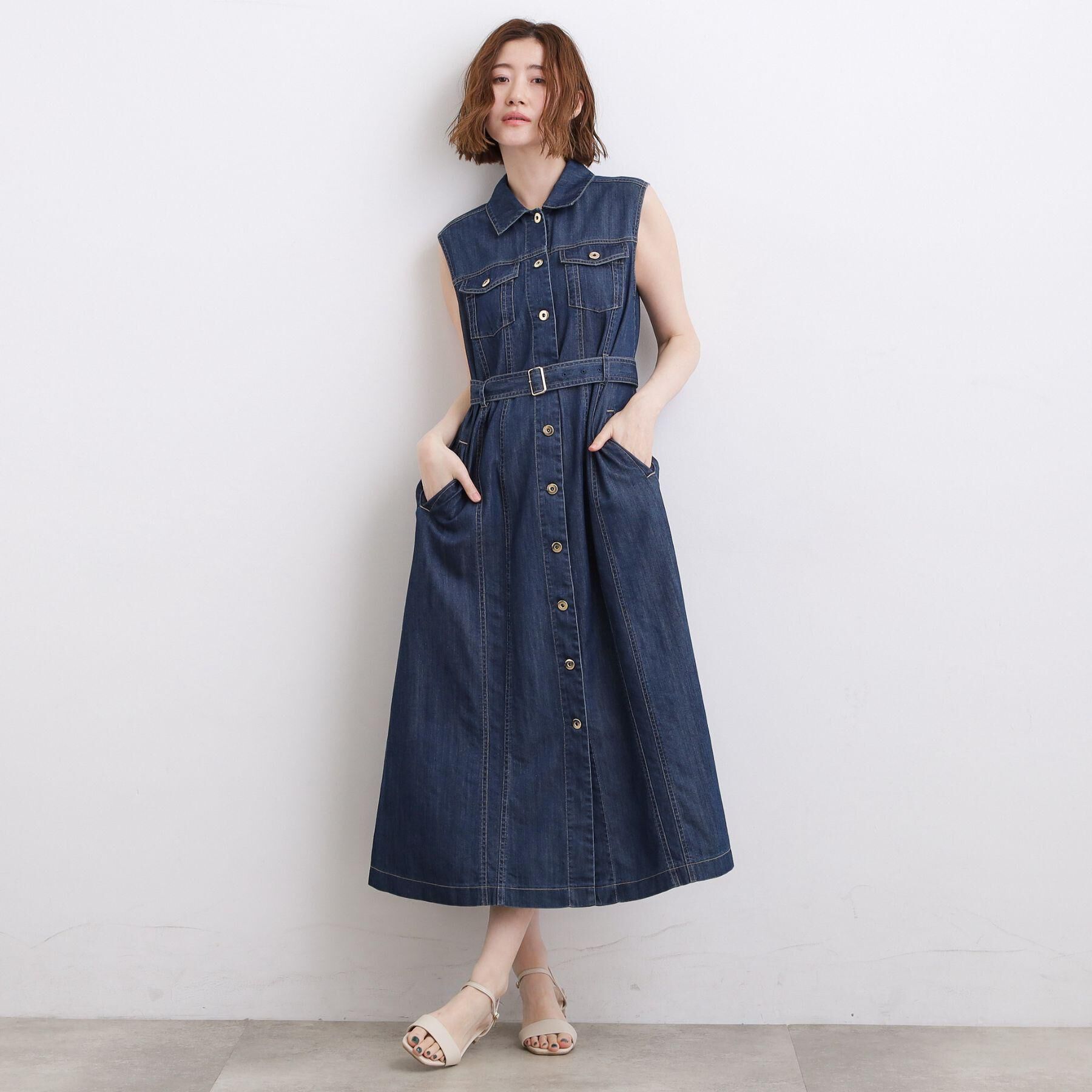 grove「大人気！デニムフレアワンピース」|ワンピース|