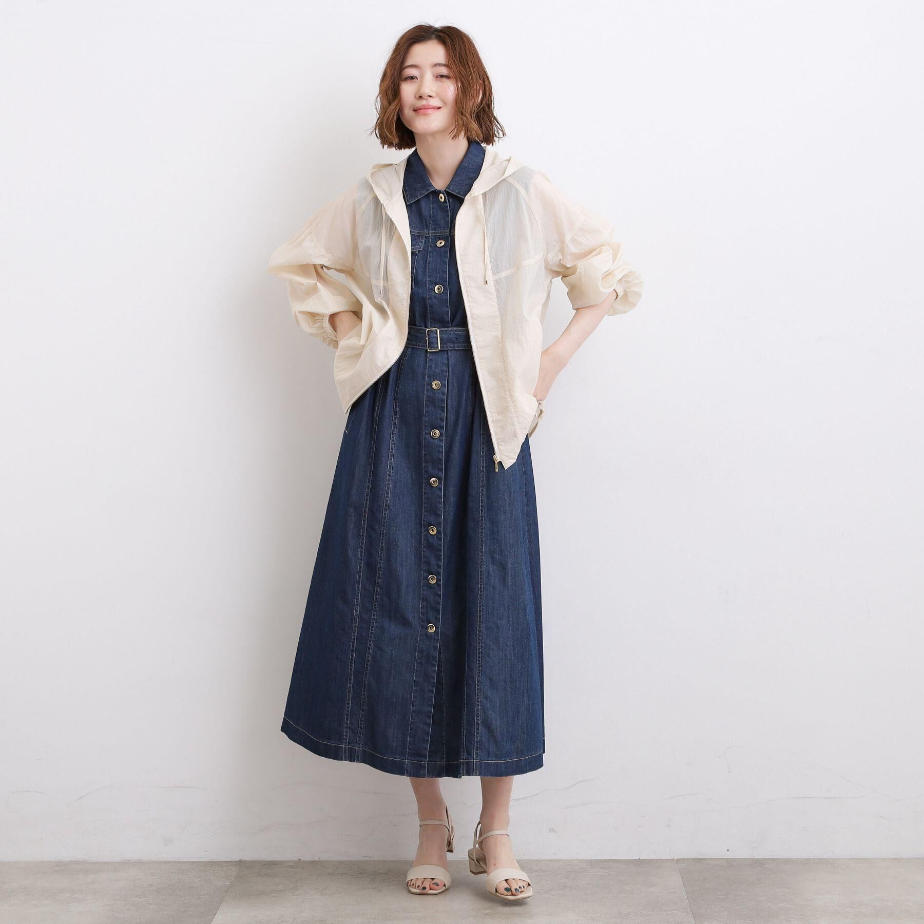 grove「大人気！デニムフレアワンピース」|ワンピース|
