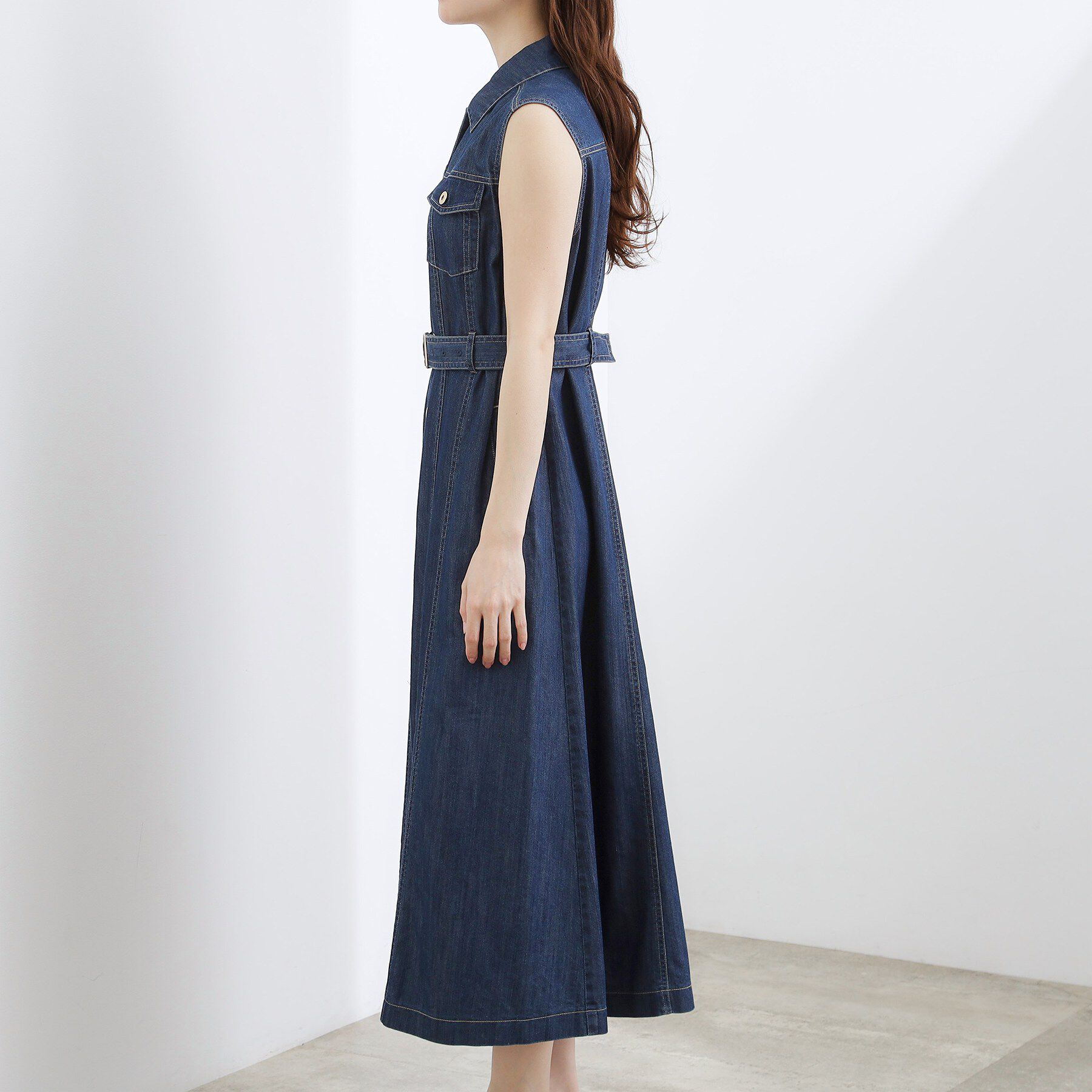 grove「大人気！デニムフレアワンピース」|ワンピース|