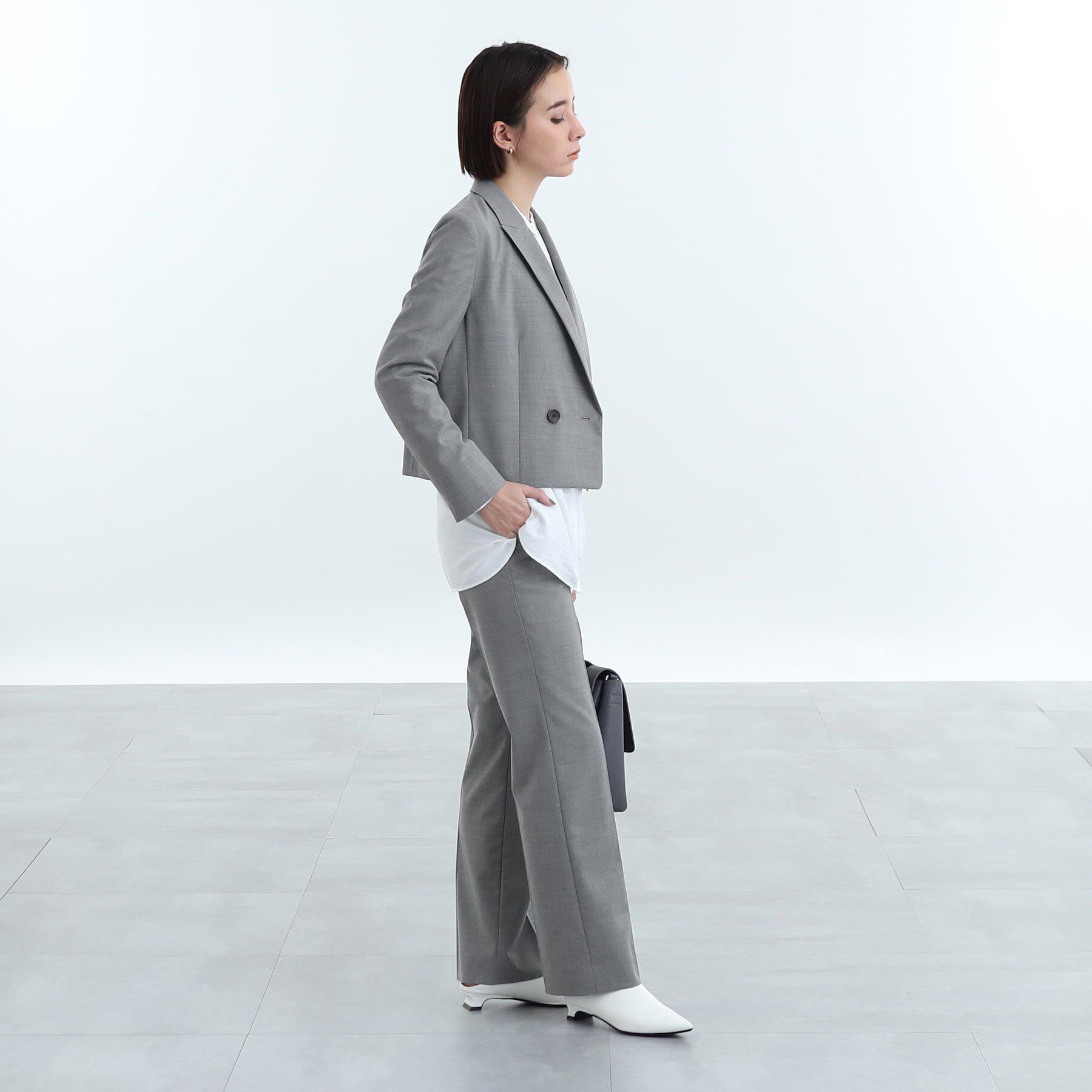 INDIVI「【洗える】ストレートパンツ」|その他|