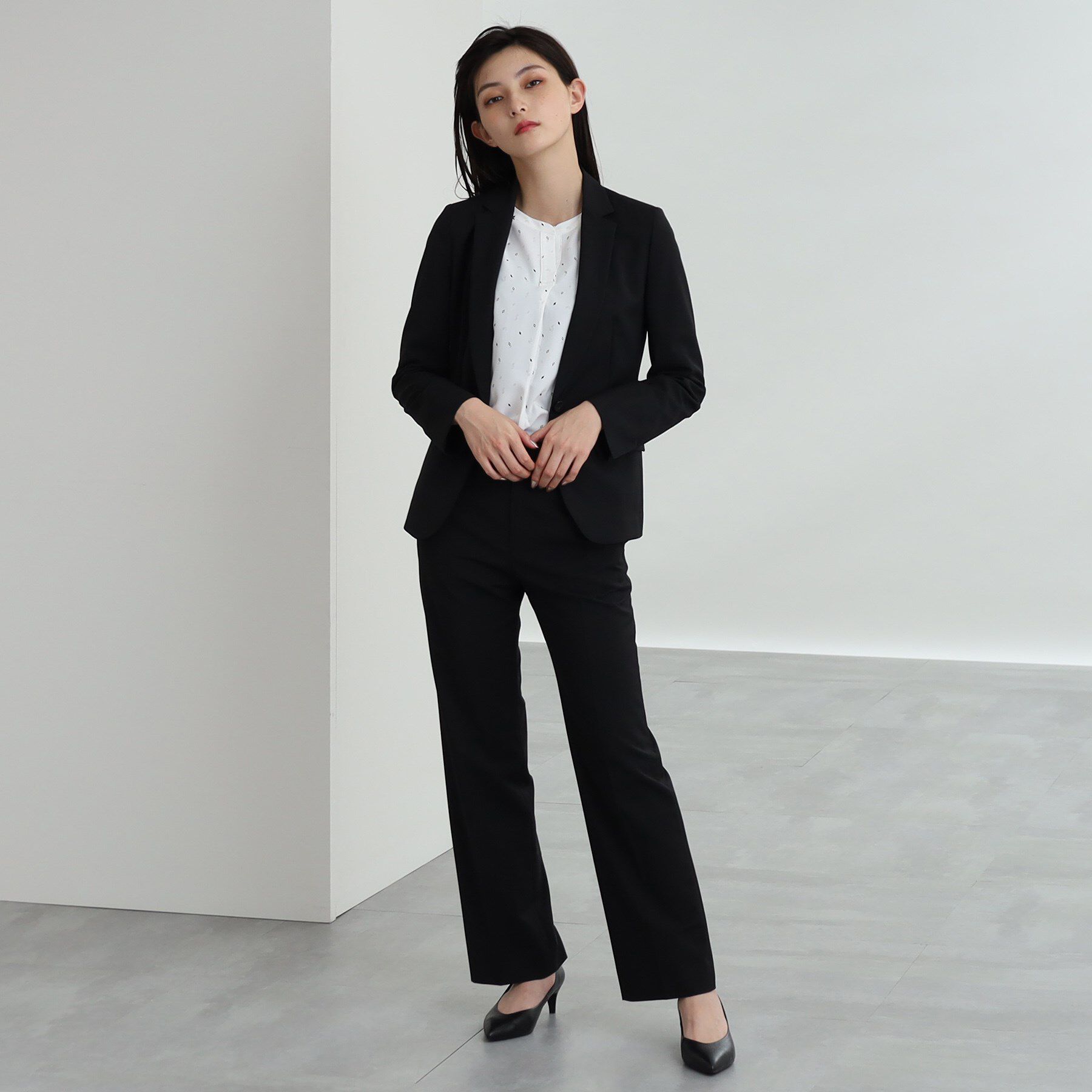INDIVI「【洗える】ストレートパンツ」|その他|