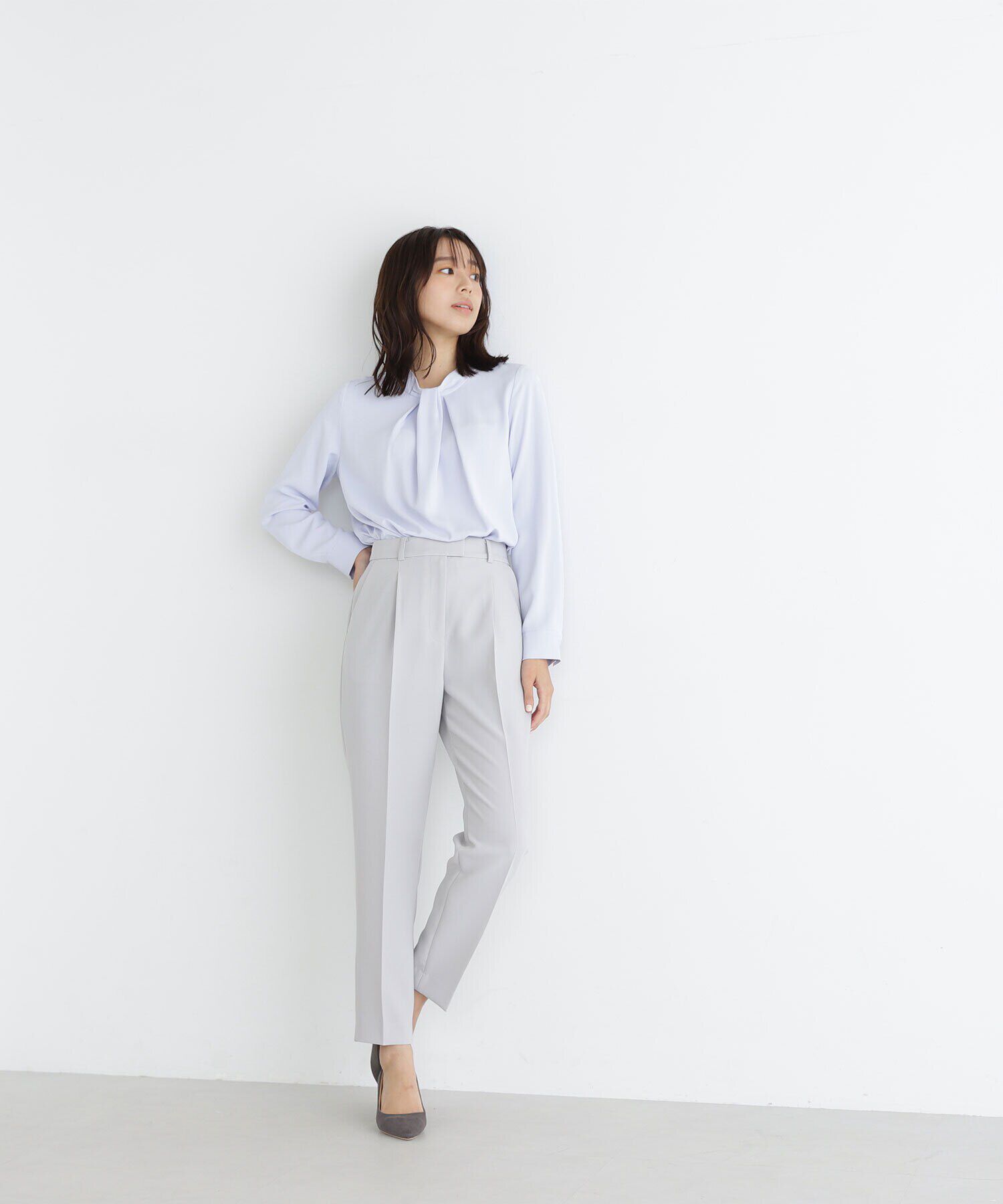  「PeサテンストレッチSETUPシリーズ テーパードパンツ　24SS」|その他|