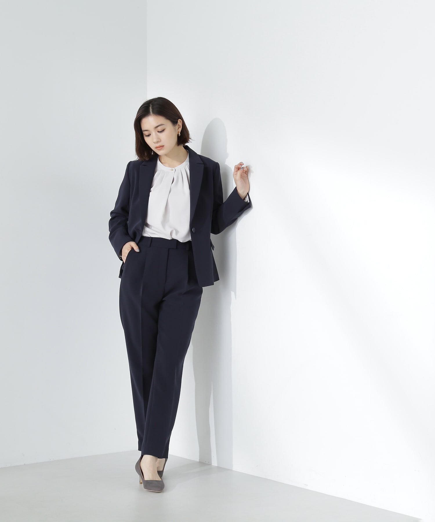  「PeサテンストレッチSETUPシリーズ テーパードパンツ　24SS」|その他|