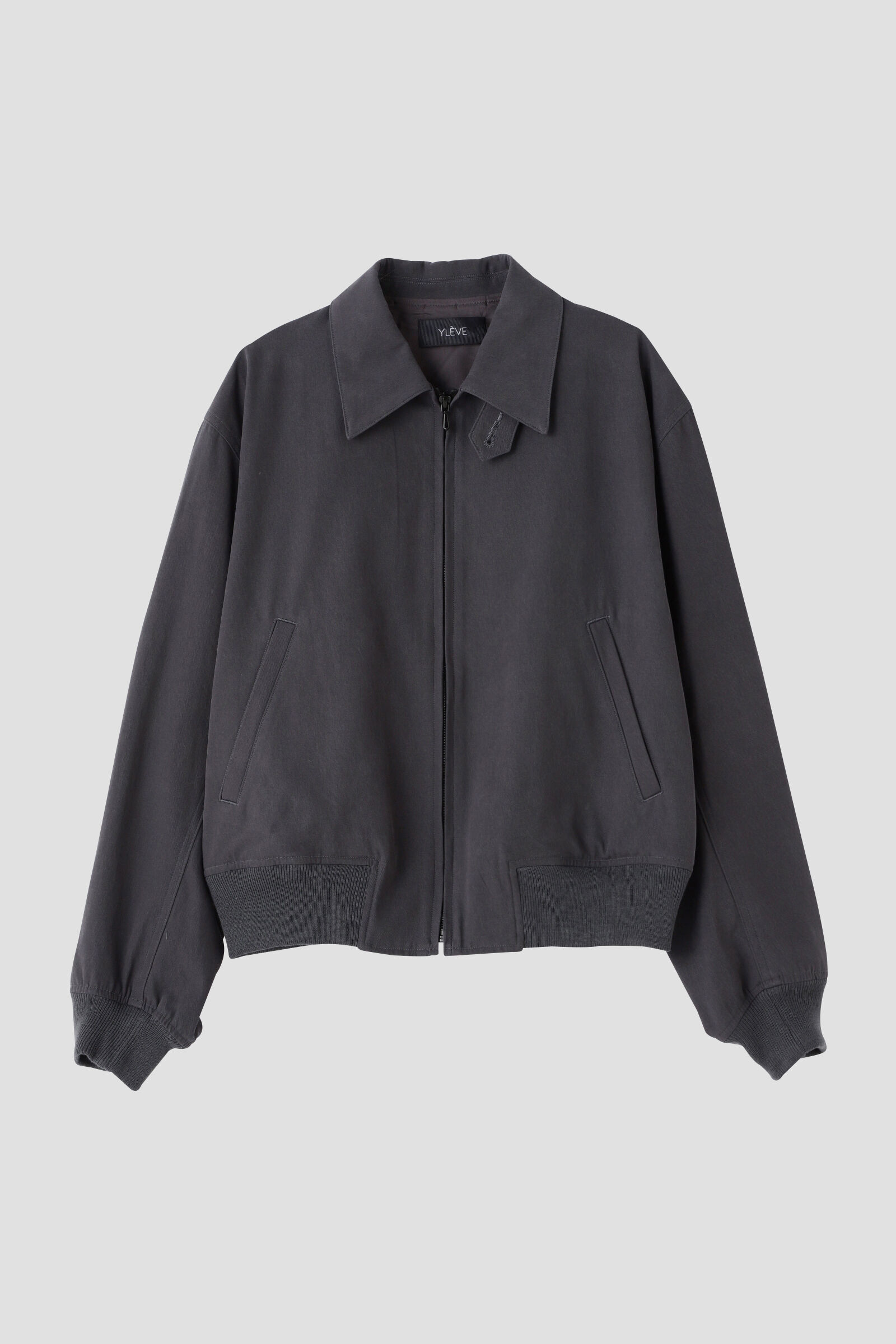 YLEVE 「YLEVE / COTTON VOILE GABARDINE NIDOM BZ」|ブルゾン・スタジャン|グレー