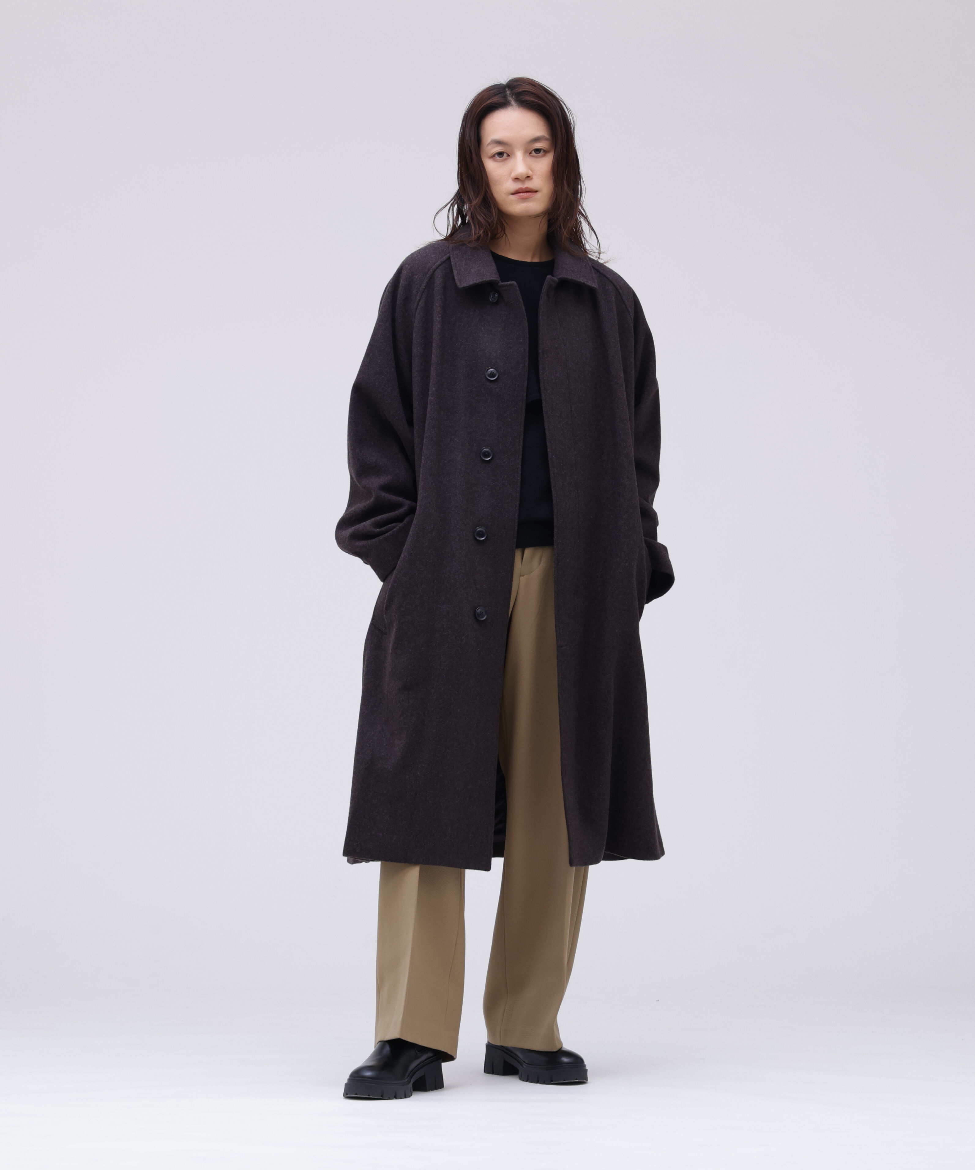 YLEVE 「YLEVE / WOOL TWILL TROUSERS」|その他|