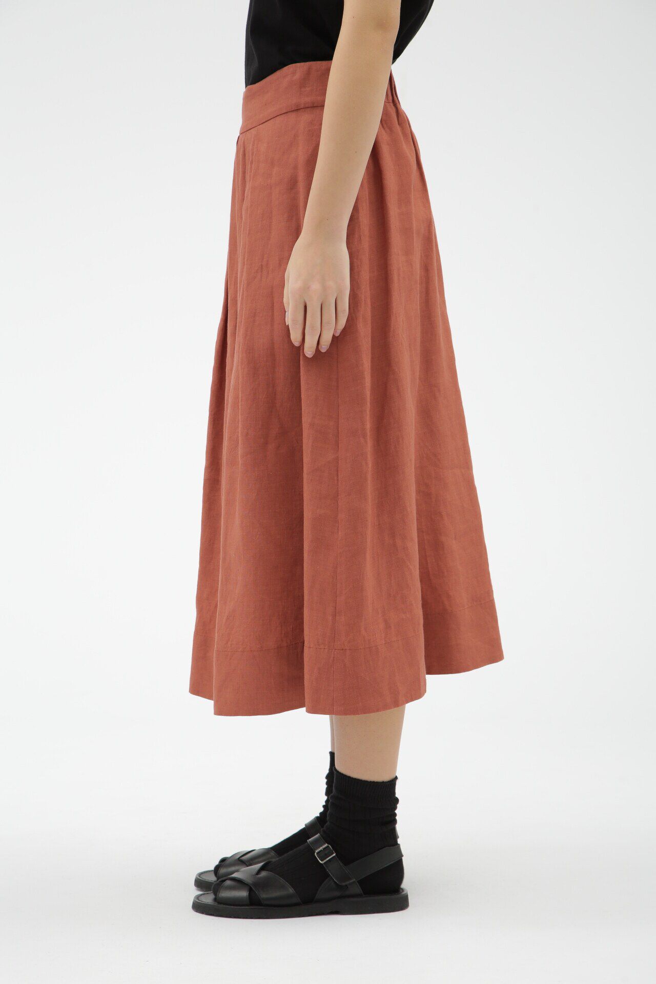  「LIGHT LINEN」|スカート|