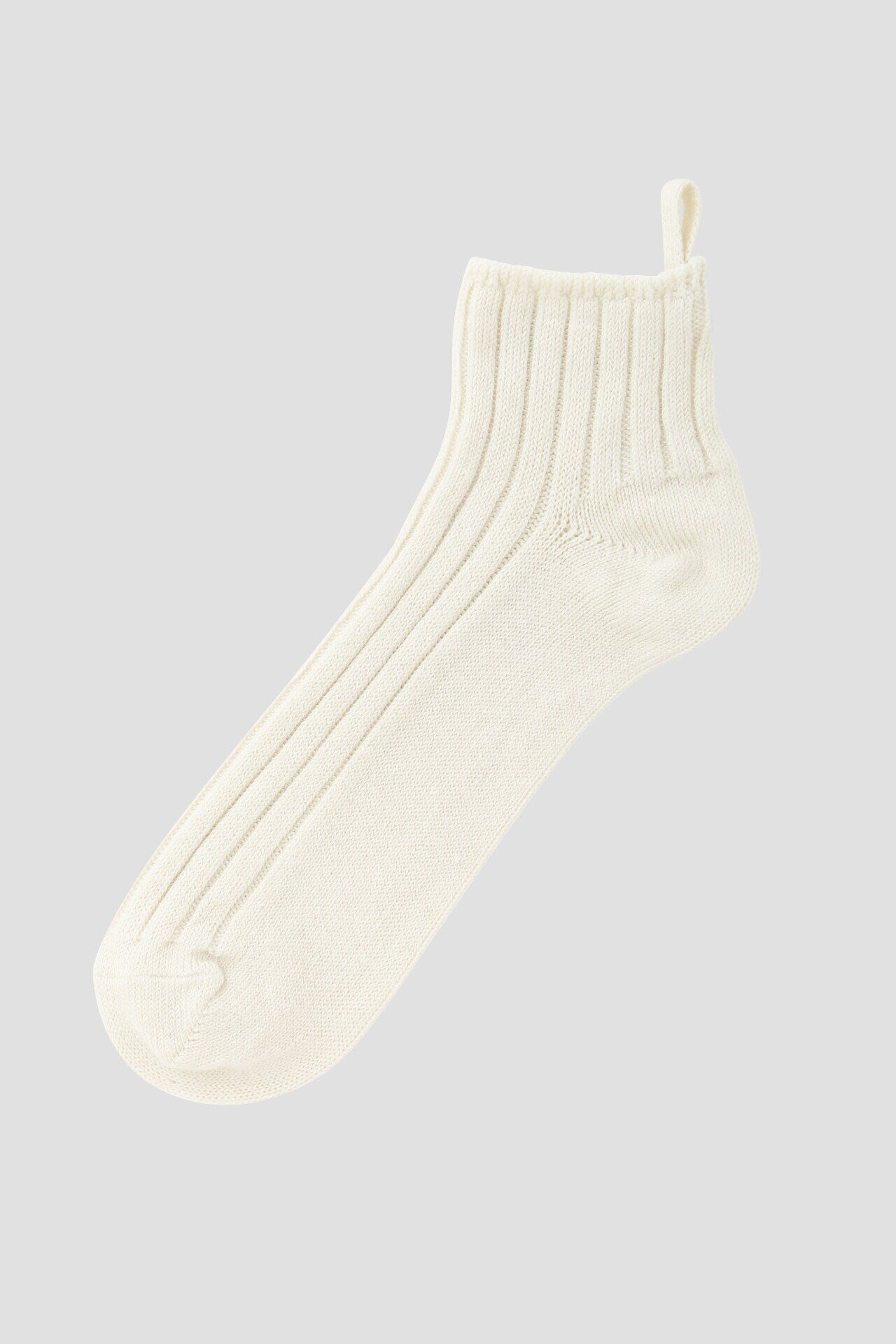 MARGARET HOWELL HOUSEHOLDGOODS「ORGANIC LINEN COTTON SOCKS」|ソックス|IVORY1
