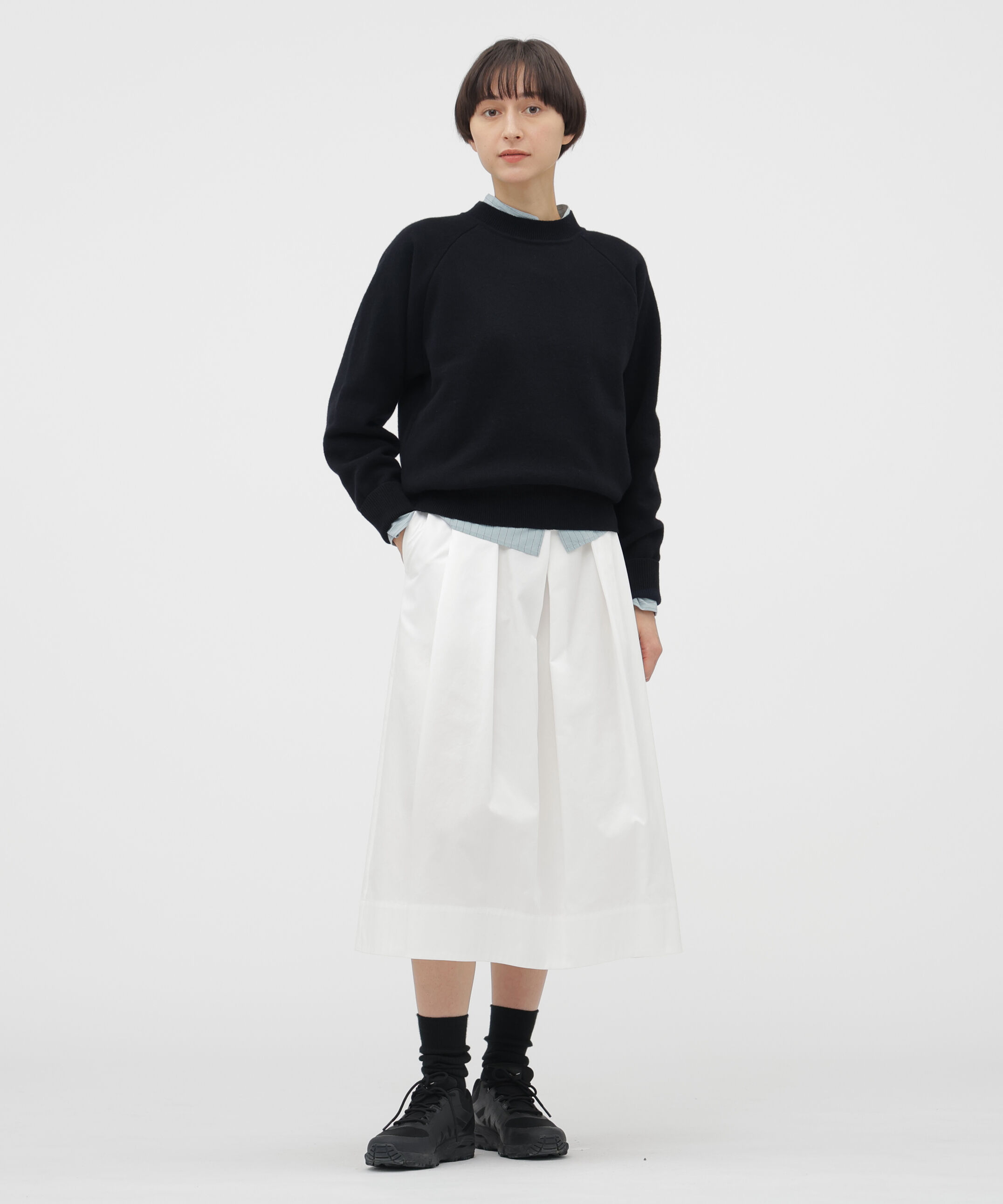  「SIMPLE STRIPE COTTON SHIRT」|シャツ・ブラウス|