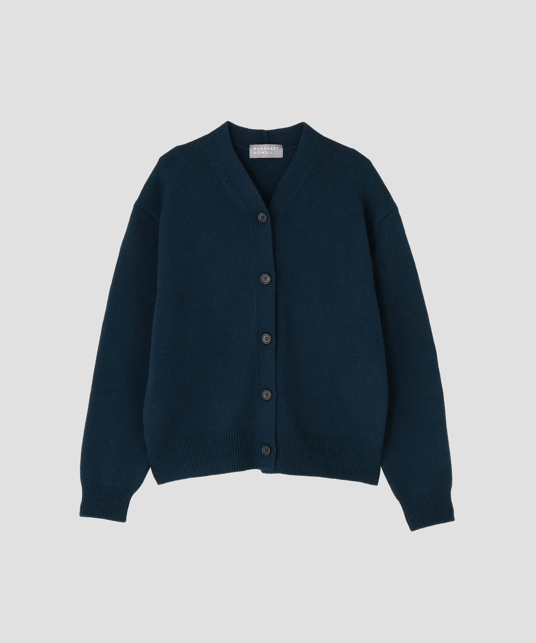  「LAMBSWOOL COTTON KNITWEAR」|カーディガン|