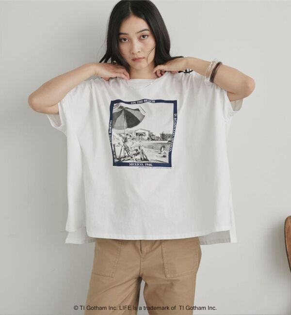 Doux archives「【ＧＯＯＤ　ＲＯＣＫ　ＳＰＥＥＤ】ＬＩＦＥ　ＰＣ　／　ＢＩＧ　ＴＥＥ」|Tシャツ・カットソー|WHITE