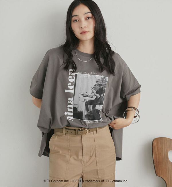 Doux archives「【ＧＯＯＤ　ＲＯＣＫ　ＳＰＥＥＤ】ＬＩＦＥ　ＰＣ　／　ＢＩＧ　ＴＥＥ」|Tシャツ・カットソー|CHARCOAL GRAY
