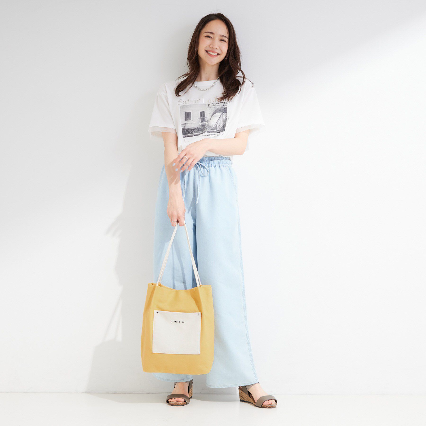 SHOO･LA･RUE「つまみハンドル帆布トートバッグ」|トートバッグ|