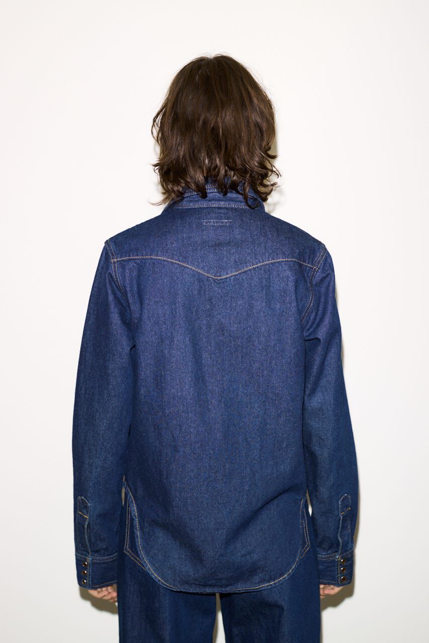 SLY「PK LONG SLEEVE DENIM シャツ」|シャツ・ブラウス|