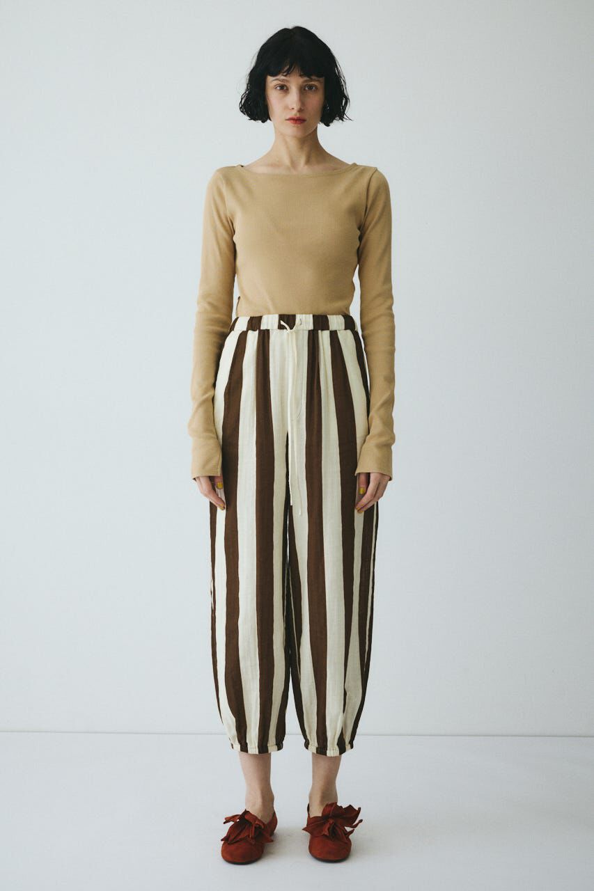 HeRIN.CYE「Stripe gauze pants」|その他|