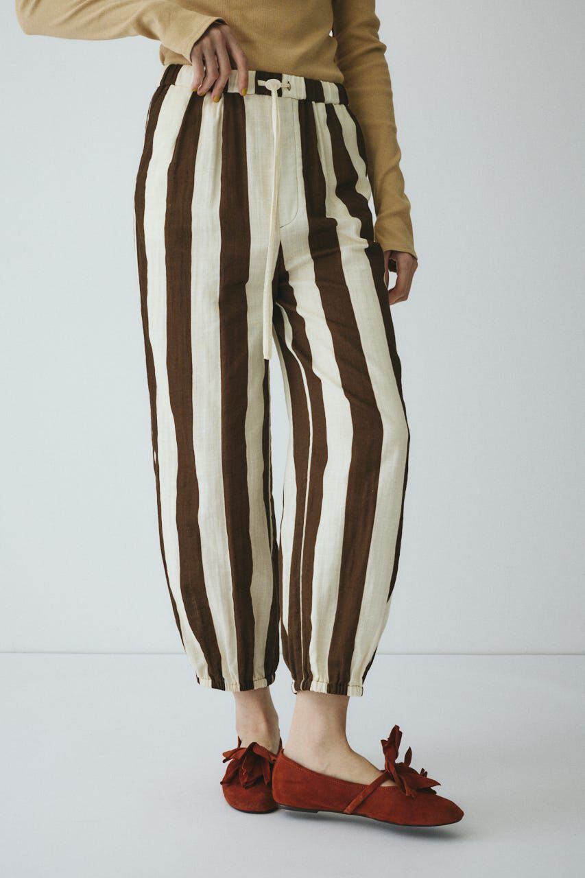 HeRIN.CYE「Stripe gauze pants」|その他|