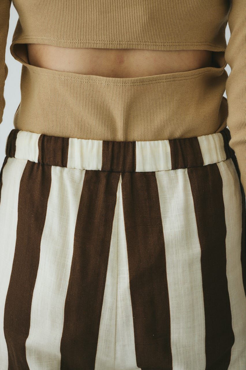 HeRIN.CYE「Stripe gauze pants」|その他|