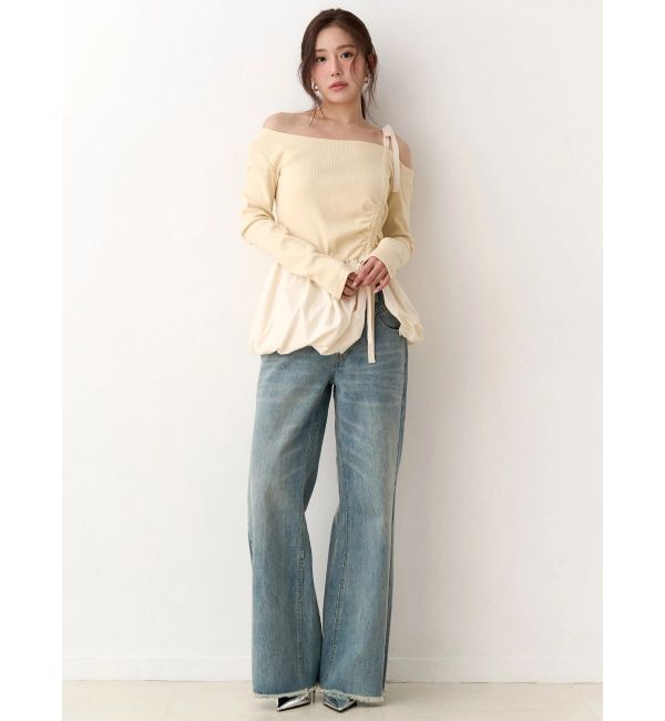 CALNAMUR「ワンショルデザイントップス」|Tシャツ・カットソー|