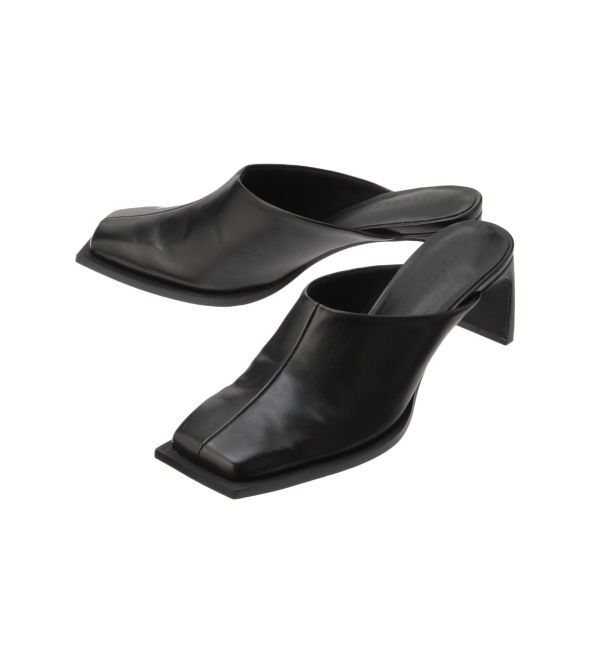 ELENDEEK「SQUARE SLIDER SHOES」|サンダル|