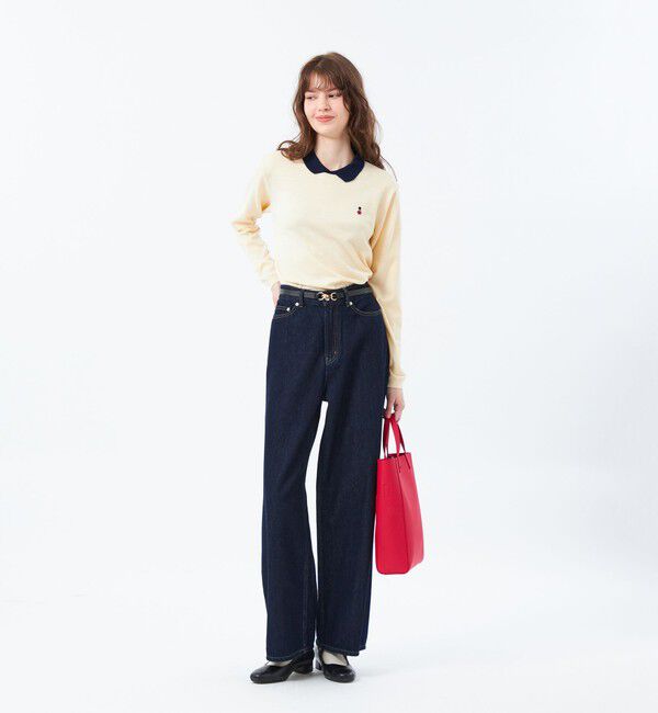 MACKINTOSH PHILOSOPHY「【WEB&一部店舗限定】バッキンガムベア ワッペンニットポロ」|ニット・セーター|