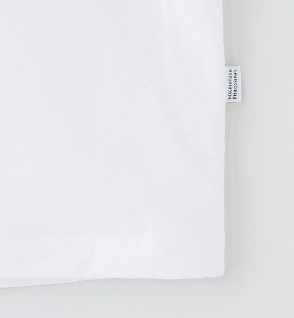 MACKINTOSH PHILOSOPHY「【WEB&一部店舗限定】ピケ鹿の子クルーネックTシャツ」|Tシャツ・カットソー|