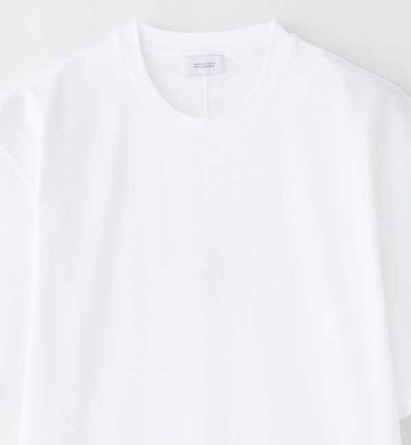 MACKINTOSH PHILOSOPHY「【WEB&一部店舗限定】ピケ鹿の子クルーネックTシャツ」|Tシャツ・カットソー|