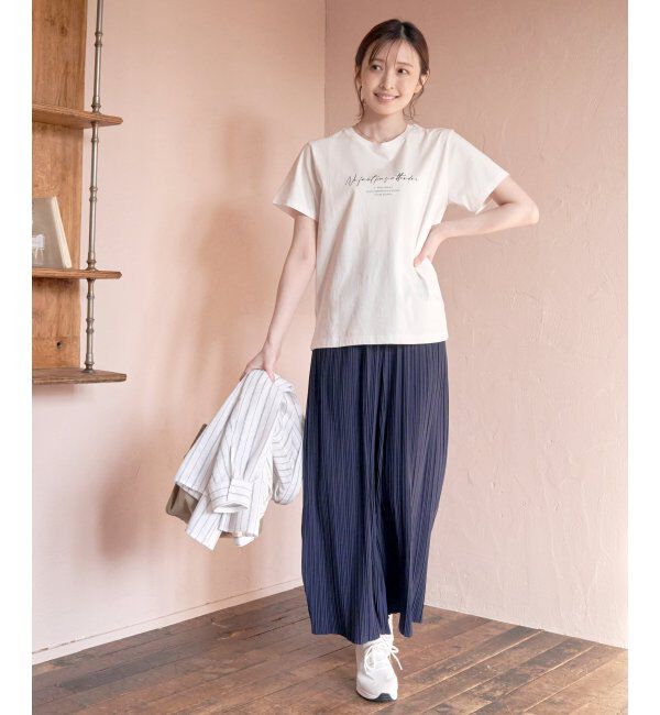 ikka「さらっとプリーツワイドパンツ」|その他|