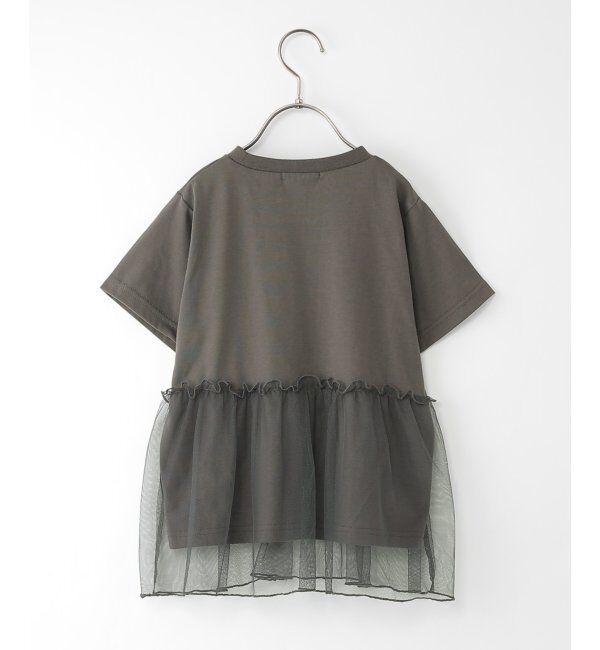 ikka kids「チュールドッキングプルオーバー（120~160cm）」|Tシャツ・カットソー|