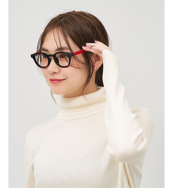  「Zoff｜FRUITS ZIPPER メガネ | フルーツジッパー グッズ 眼鏡 伊達メガネ レンズ交換券付」|メガネ|