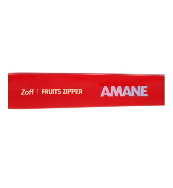  「Zoff｜FRUITS ZIPPER メガネ | フルーツジッパー グッズ 眼鏡 伊達メガネ レンズ交換券付」|メガネ|