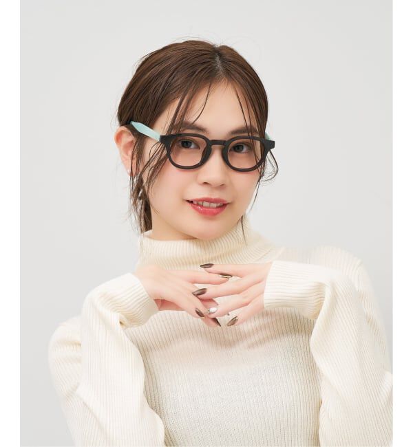  「Zoff｜FRUITS ZIPPER メガネ | フルーツジッパー グッズ 眼鏡 伊達メガネ レンズ交換券付」|メガネ|ブラウン