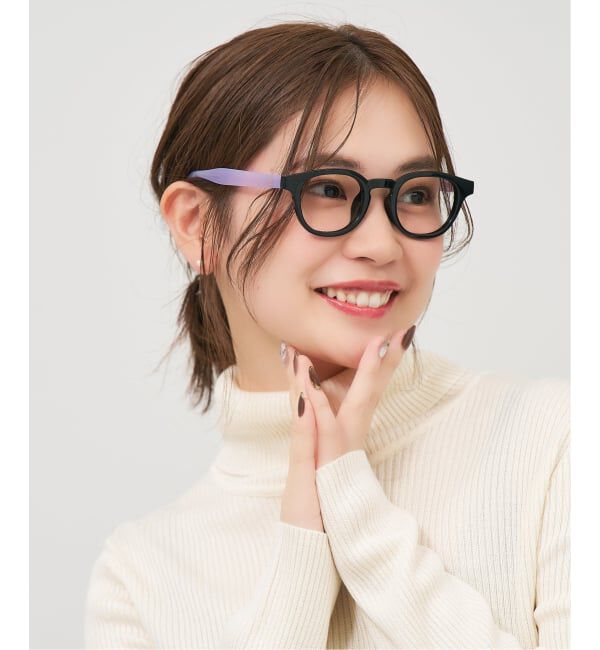  「Zoff｜FRUITS ZIPPER メガネ | フルーツジッパー グッズ 眼鏡 伊達メガネ レンズ交換券付」|メガネ|