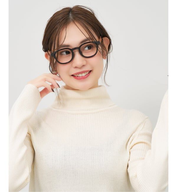  「Zoff｜FRUITS ZIPPER メガネ | フルーツジッパー グッズ 眼鏡 伊達メガネ レンズ交換券付」|メガネ|ブラウン3