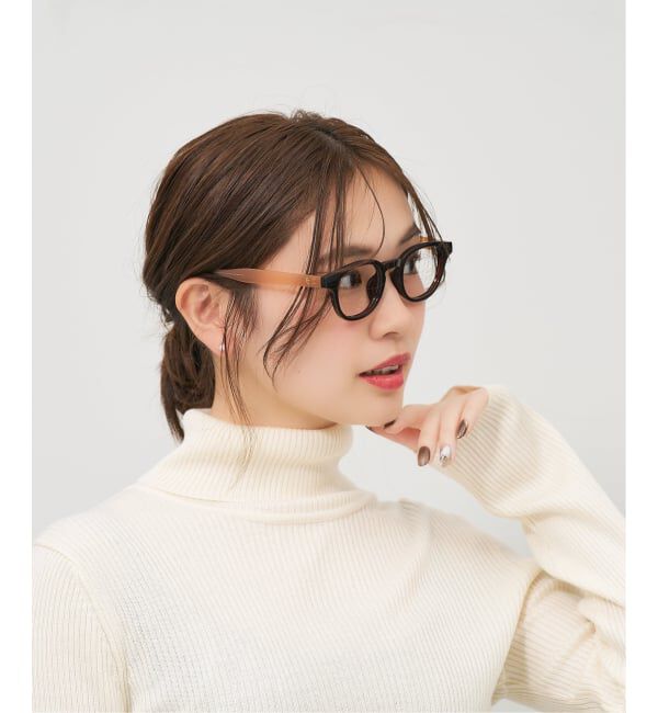  「Zoff｜FRUITS ZIPPER メガネ | フルーツジッパー グッズ 眼鏡 伊達メガネ レンズ交換券付」|メガネ|