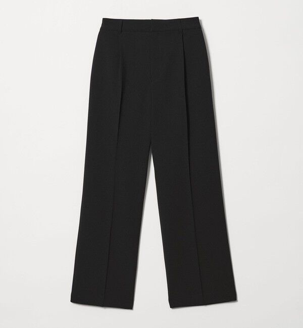 BEAUTY&YOUTH UNITED ARROWS「【WEB限定 Wardrobe DAILY MINIMAL】メランジ タックストレートパンツ ウォッシャブル」|スラックス|