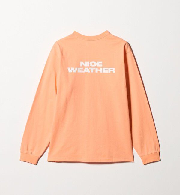 NICE WEATHER「＜NICE WEATHER＞ロゴ ロングスリーブTシャツ」|Tシャツ・カットソー|