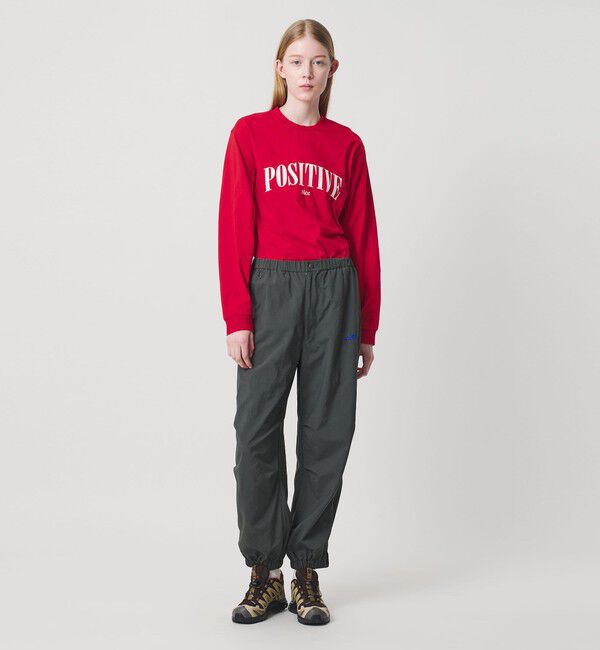 NICE WEATHER「＜NICE WEATHER＞POSITIVE ロングスリーブTシャツ」|Tシャツ・カットソー|
