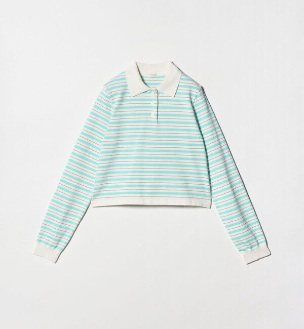 California General Store「＜CGS.＞ボーダー ニット ポロシャツ  / ウィメンズ」|ニット・セーター|