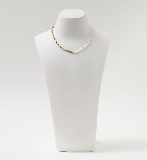 BEAUTY&YOUTH UNITED ARROWS「【WEB限定】＜Causerie＞淡水パールコンビ ネックレス」|ネックレス|
