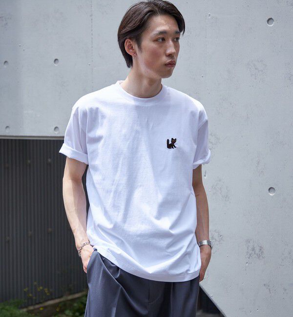SHIPS「【City Ambient Products別注】Ben Lenovitz: DOG CAT PERSON Tシャツ」|Tシャツ・カットソー|