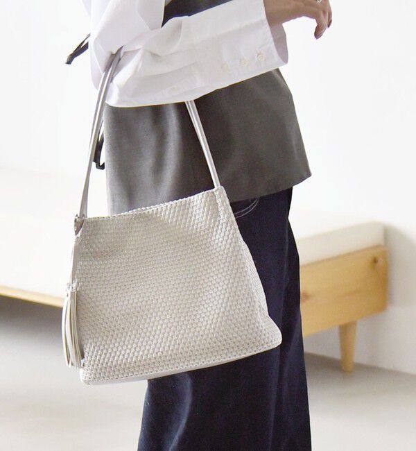 quaranciel「quaranciel: メッシュ タッセル トート バッグ」|トートバッグ|