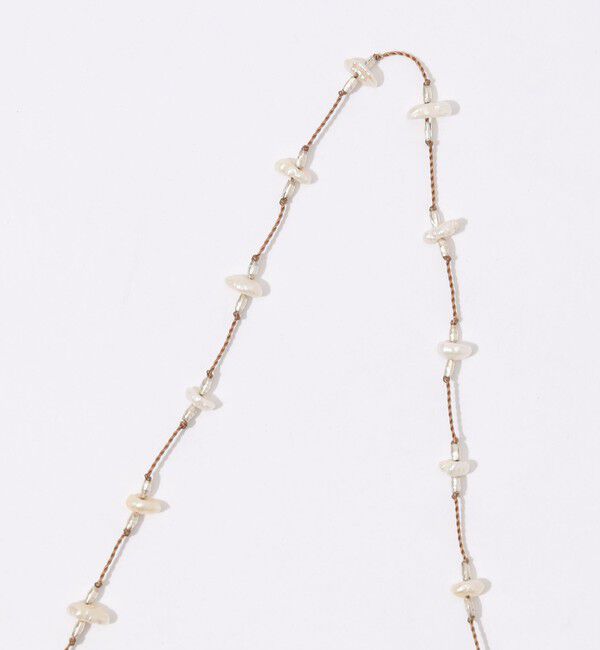 TOMORROWLAND GOODS「SEE REAL FLOWERS Long Keshi Pearl ネックレス」|ネックレス|