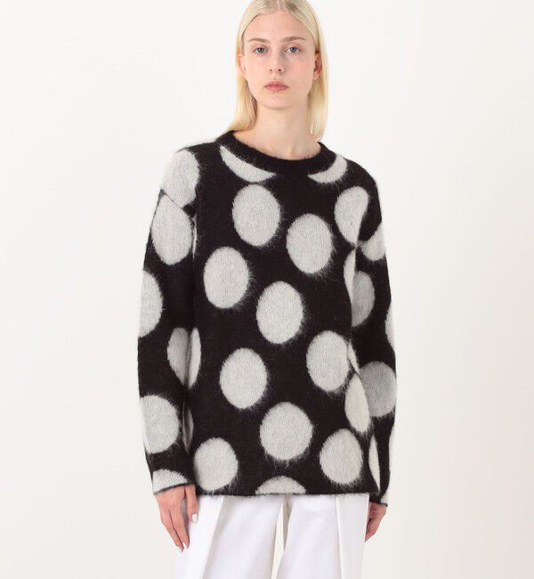 TOMORROWLAND BUYING WEAR「ZANKOV LEWIS ドットパターンニット」|ニット・セーター|